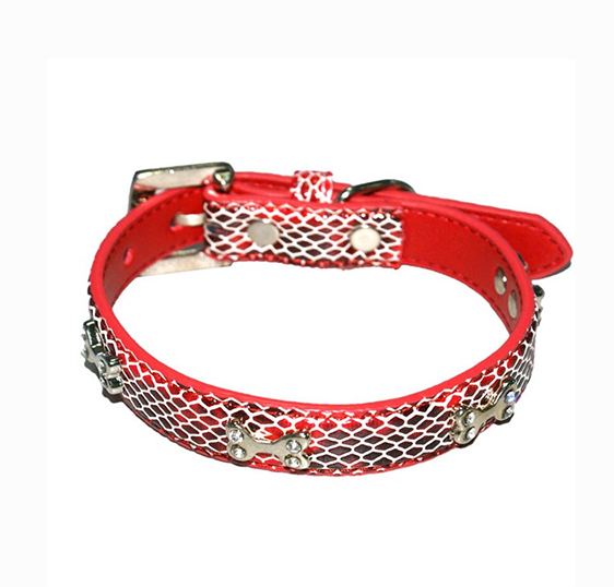 鳄鱼纹宠物项圈